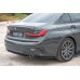 Накладки сплиттеры боковые на задний бампер на BMW 3 G20 / G21 M-Pack